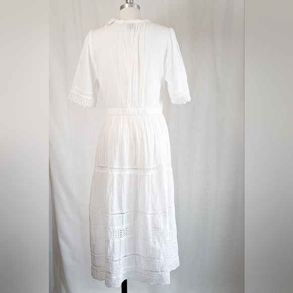 GAP White Lace Midi Dress - Picture 4 of 5